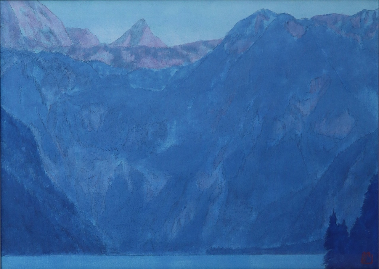 明けゆく山湖 | 東山 魁夷, 近代美術 | Takato Kano Gallery | タカト