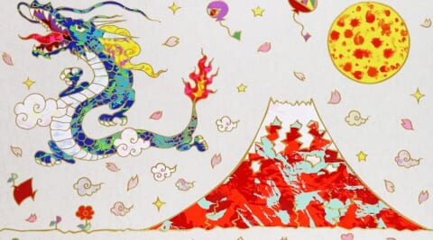 Dragon and Red Mt. Fuji 1123
