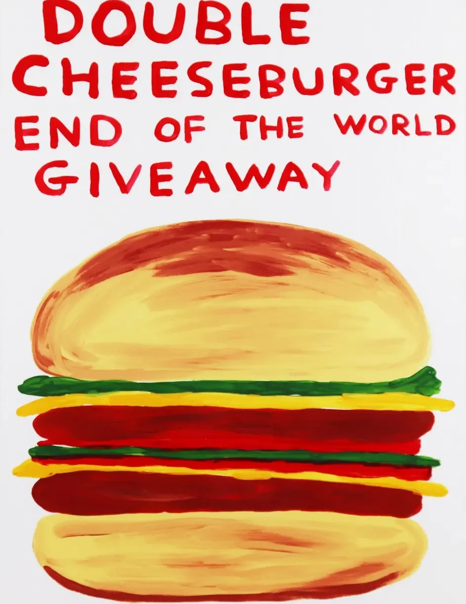 DOUBLE CHEESEBURGER END OF THE WORLD GIVEAWAY