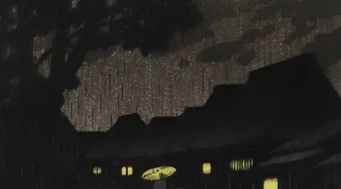 相州前川の雨