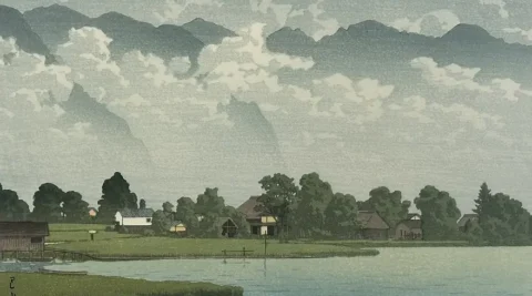 信州木崎湖