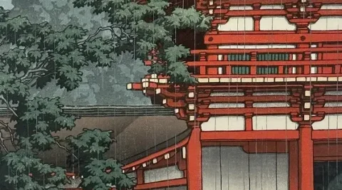 奈良春日大社：｢日本風景集Ⅱ関西篇｣より