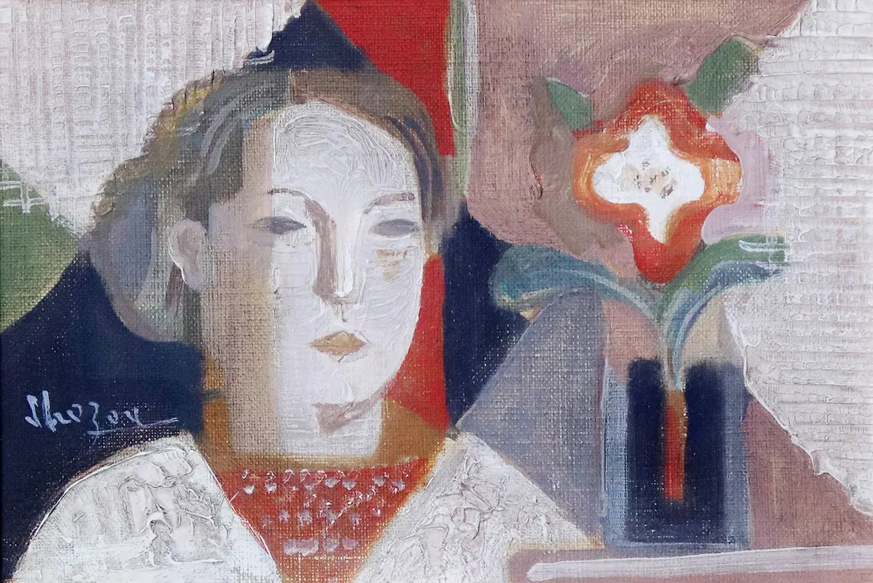 Flower and Woman