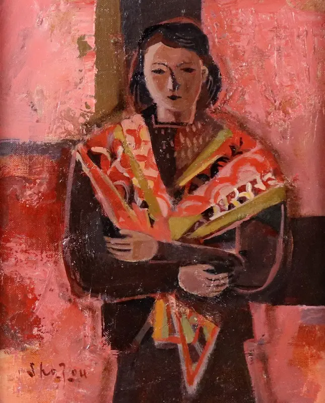 The Woman in a Shawl