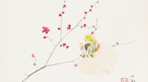 Auspicious Plum Blossoms in the Cold