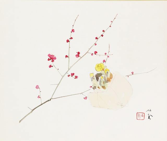 Auspicious Plum Blossoms in the Cold