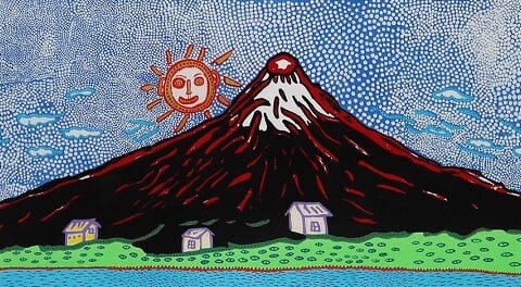 Where our soul sets in, this dark mountain embraces all with love