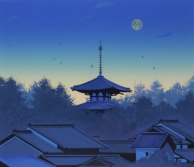 Horinji in the Moon Light