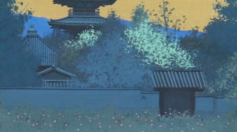 Morning Light at Hoki-ji Temple