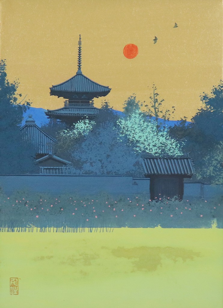 Morning Light at Hoki-ji Temple