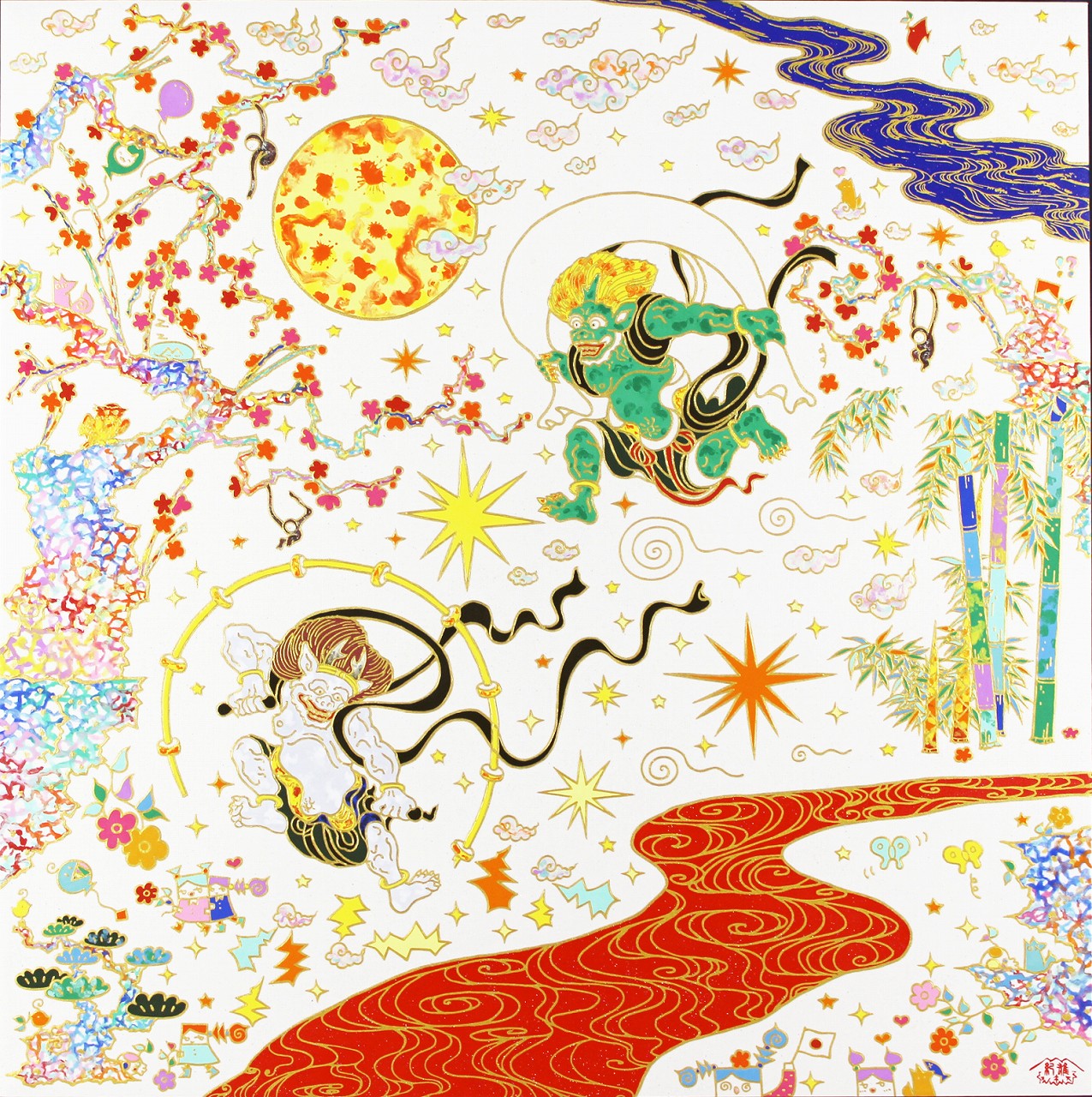 Yuki Koyano Exhibition “Double Helix Gunzo-zu: Symbol of Life”